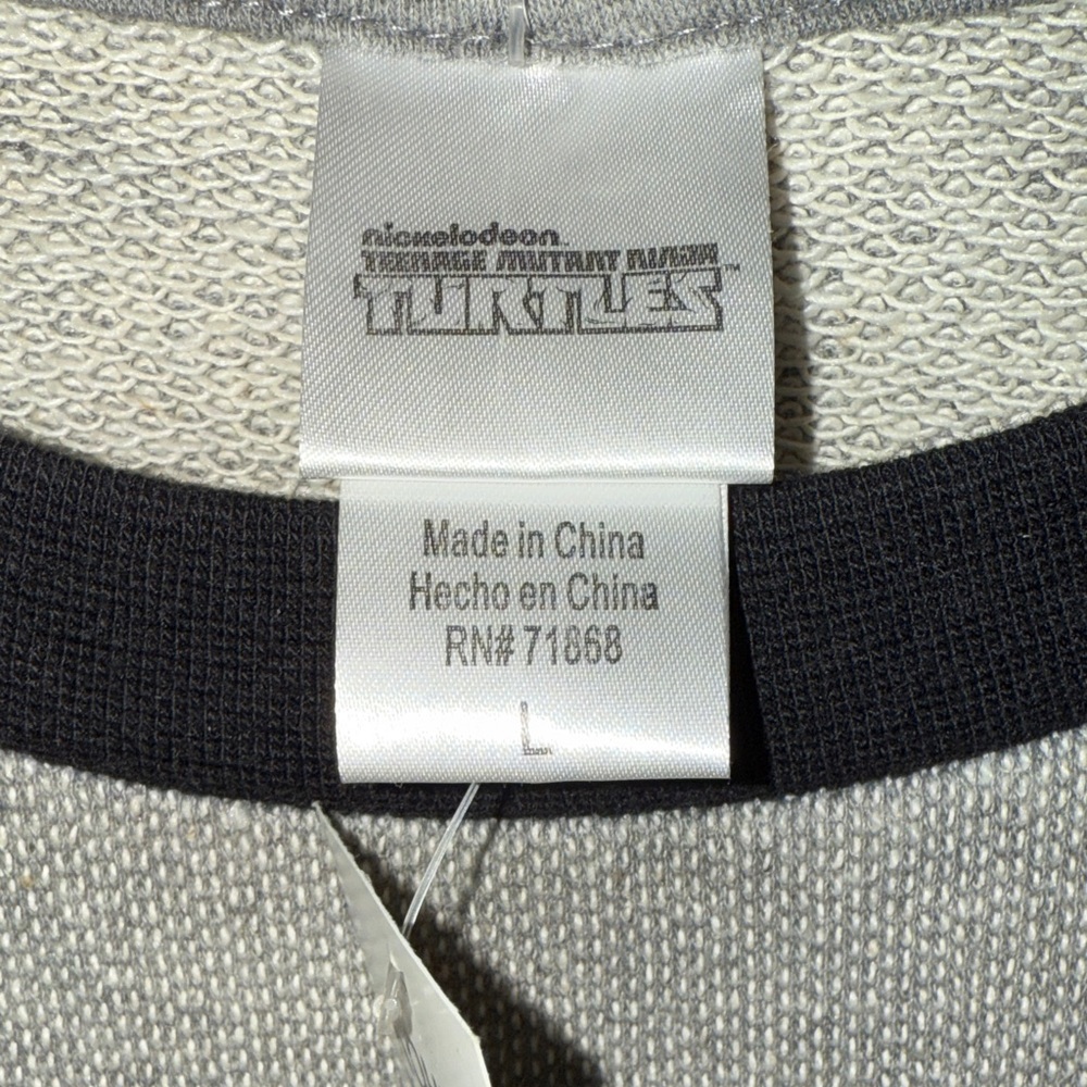 Nickelodeon TMNT Gray and Black Sweatshirt - Picture 2 of 6